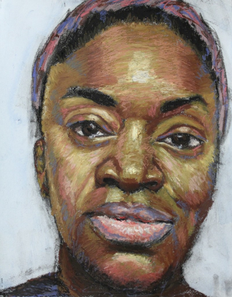 Another Oil Pastel Portrait