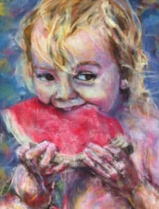 Girl with Watermelon Final picture of Girl with Watermelon
