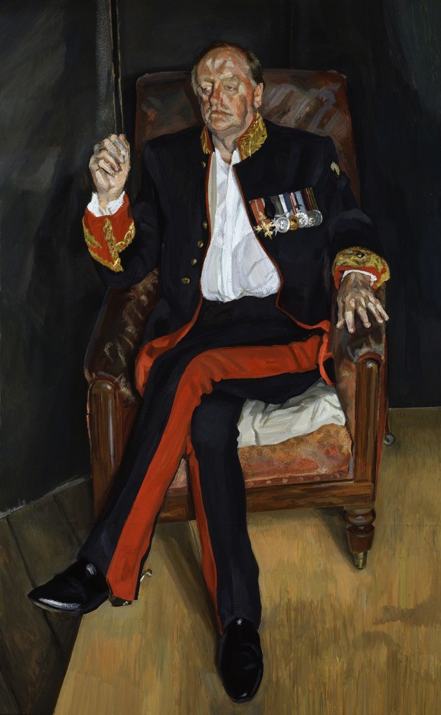 "The Brigadier" by Lucian Freud